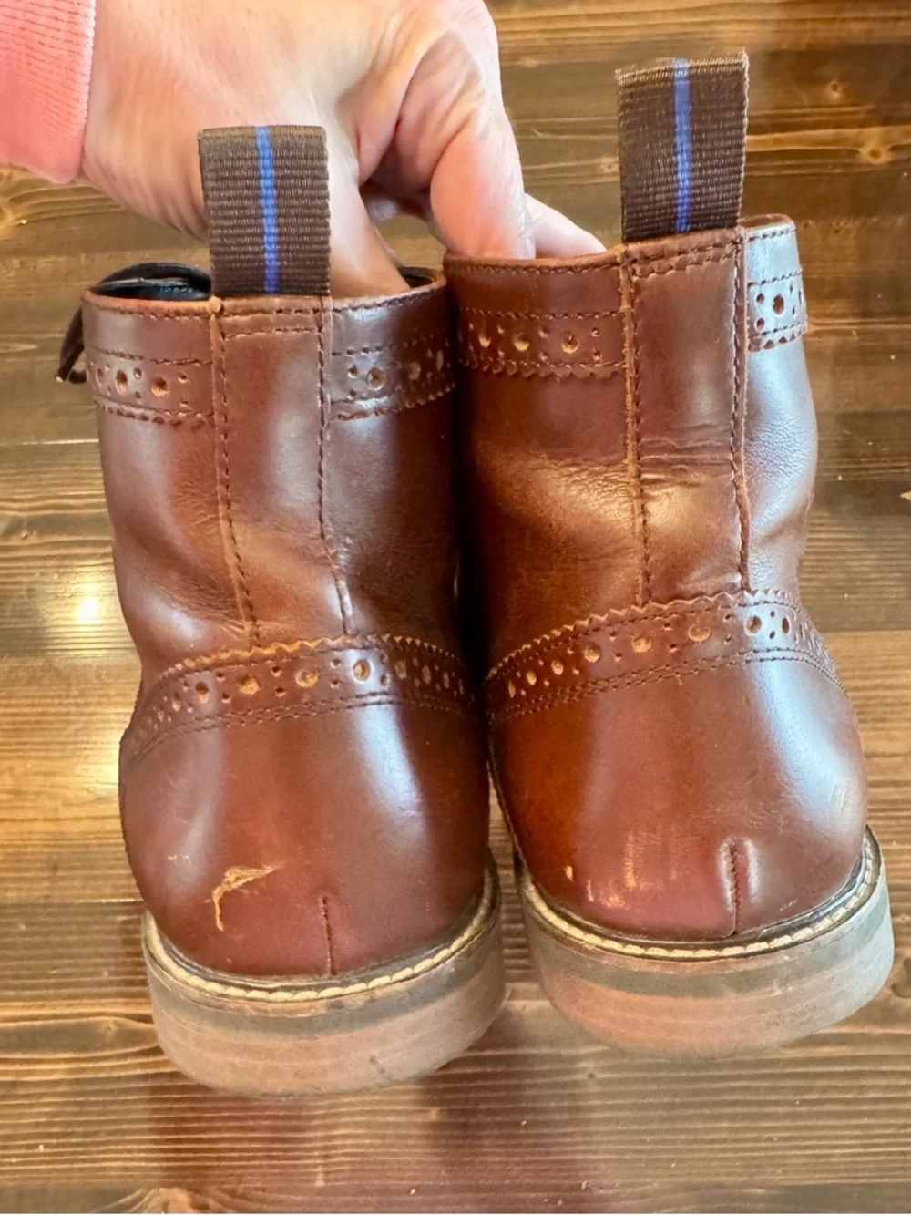 Nunn Bush refined leather